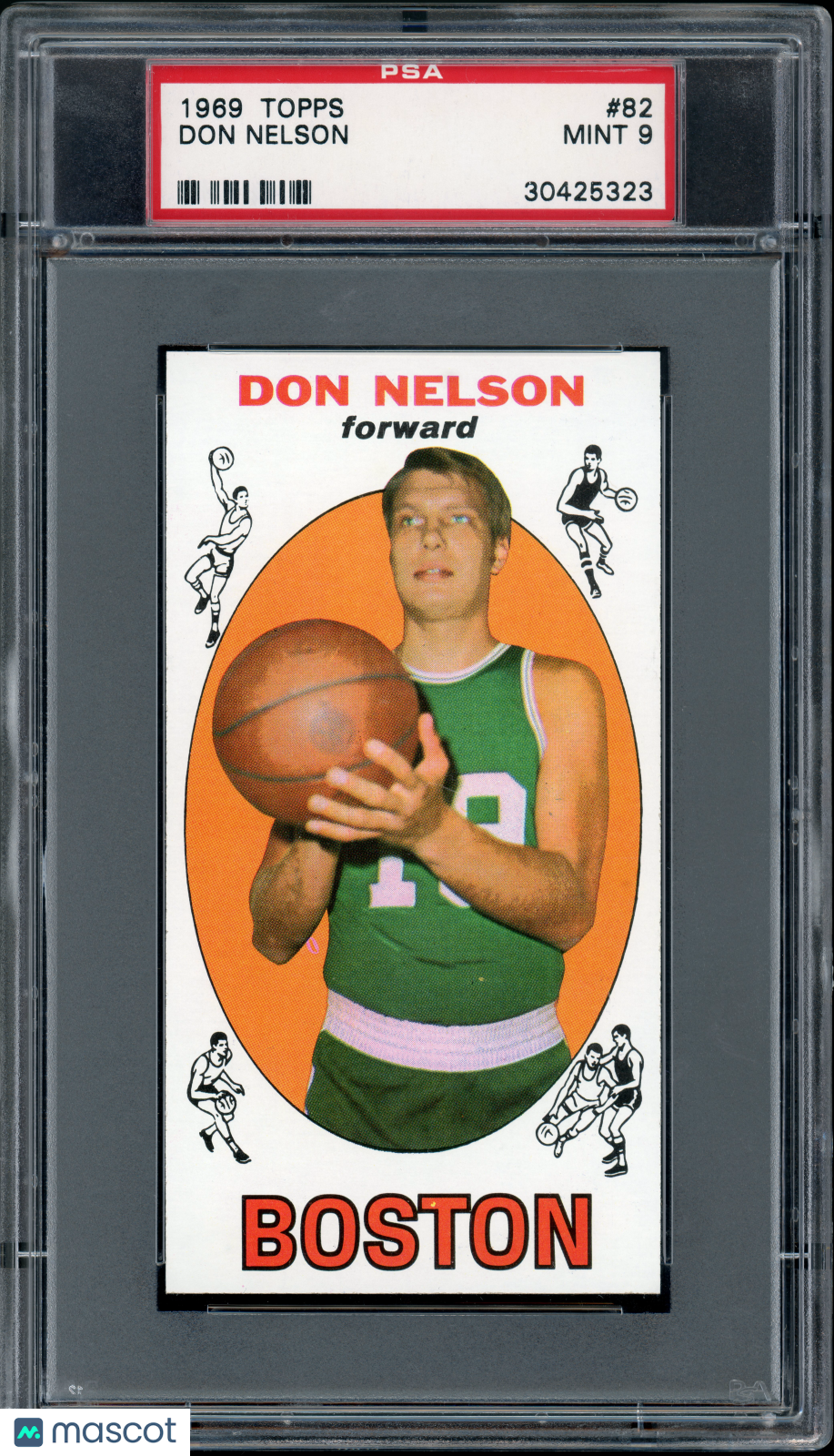 1969 Topps Basketball Don Nelson #82 PSA 9