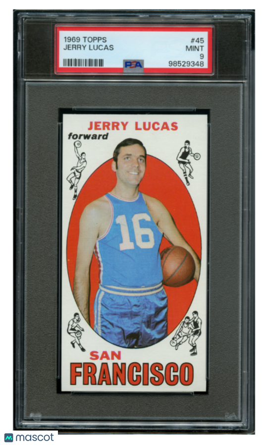 1969 Topps Basketball Jerry Lucas #45 PSA 9