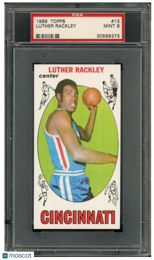 1969 Topps Basketball Luther Rackley #13 PSA 9