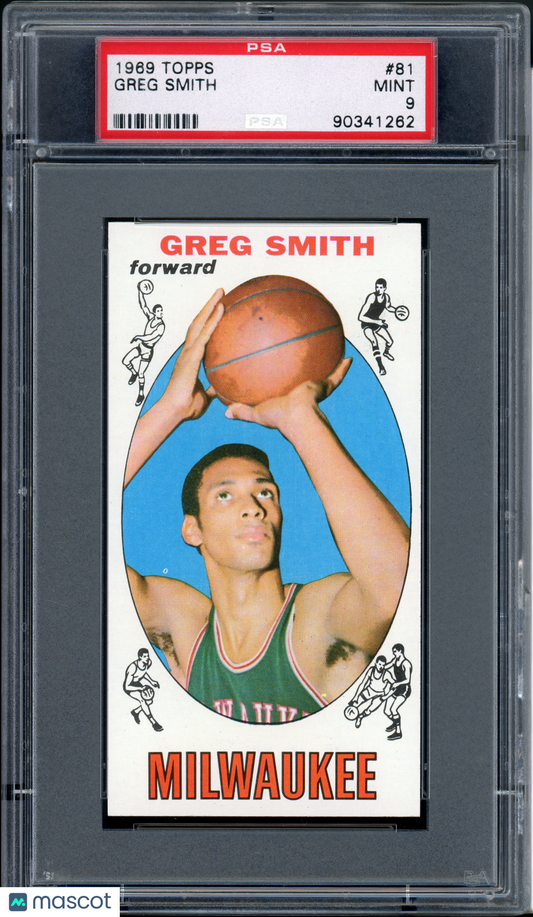 1969 Topps Basketball Greg Smith #81 PSA 9