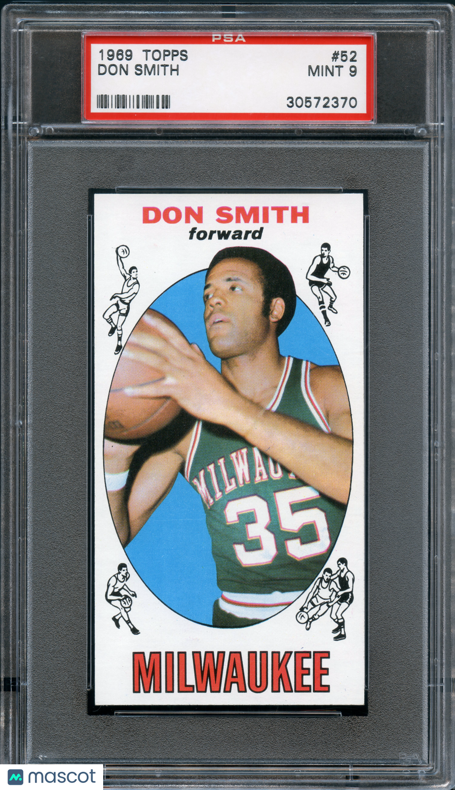 1969 Topps Basketball Don Smith #52 PSA 9
