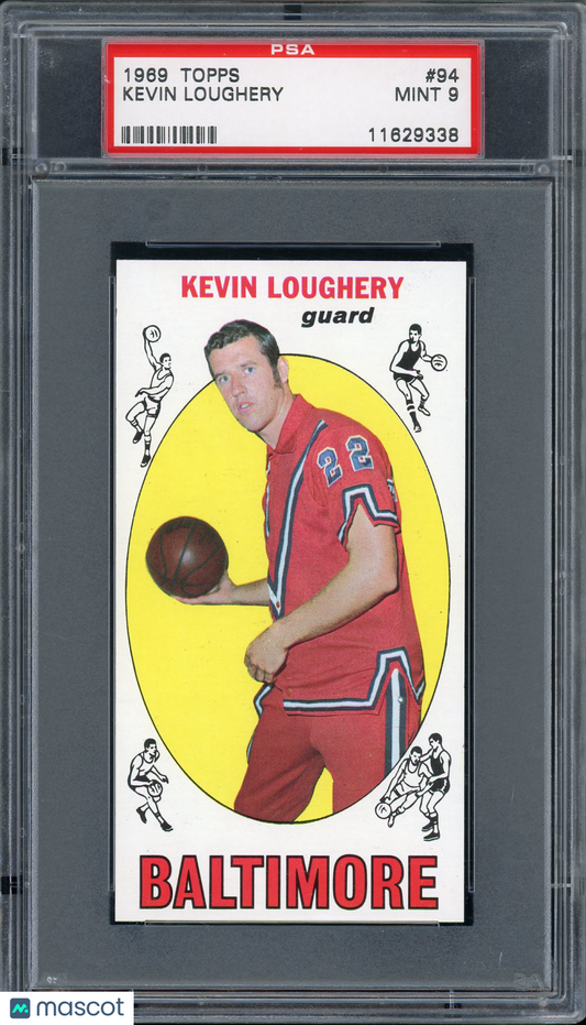 1969 Topps Kevin Loughery #94  PSA 9