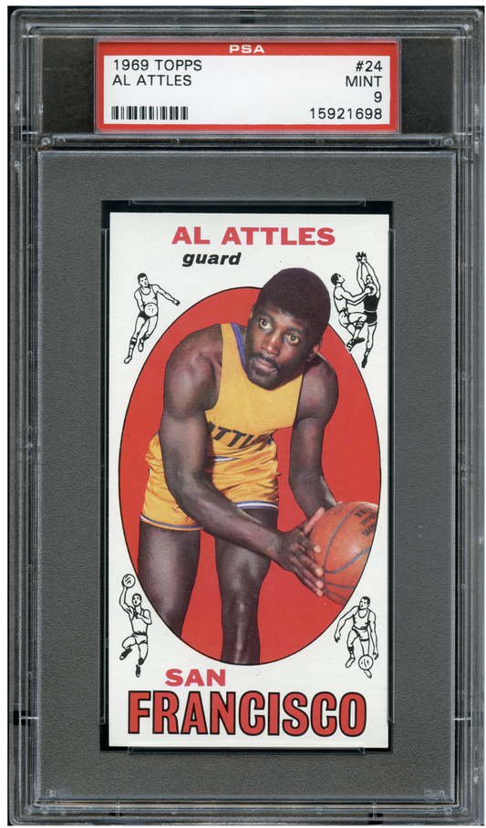 1969 Topps Basketball Al Attles #24 PSA 9