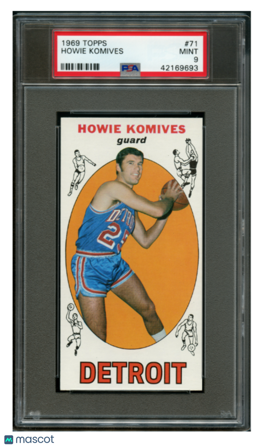 1969 Topps Basketball Howie Komives #71 PSA 9
