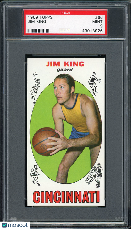 1969 Topps JIM KING #66  PSA 9