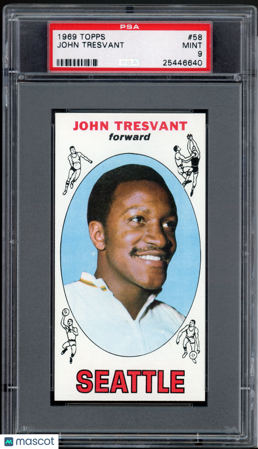 1969 Topps basketball John Tresvant #58 PSA 9