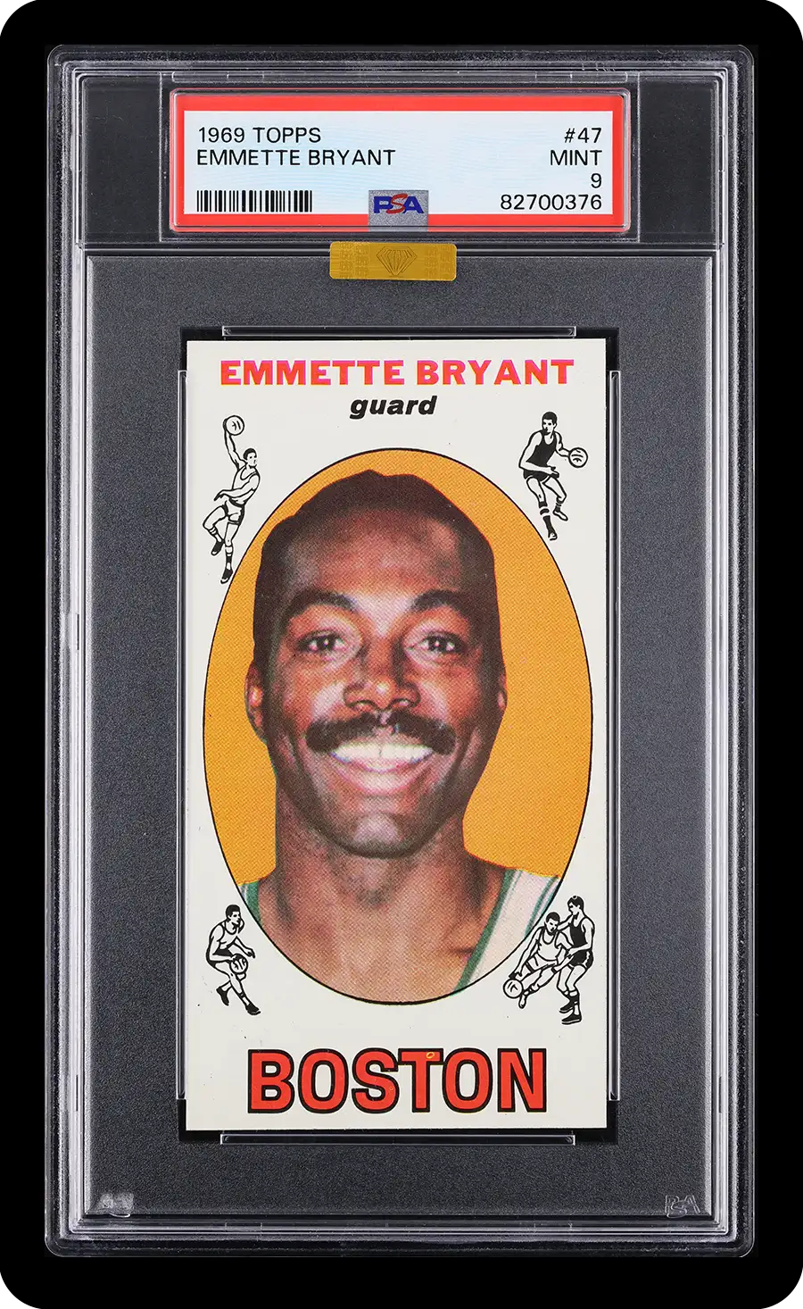 1969 Topps Basketball Emmette Bryant #47 MBA Gold PSA 9