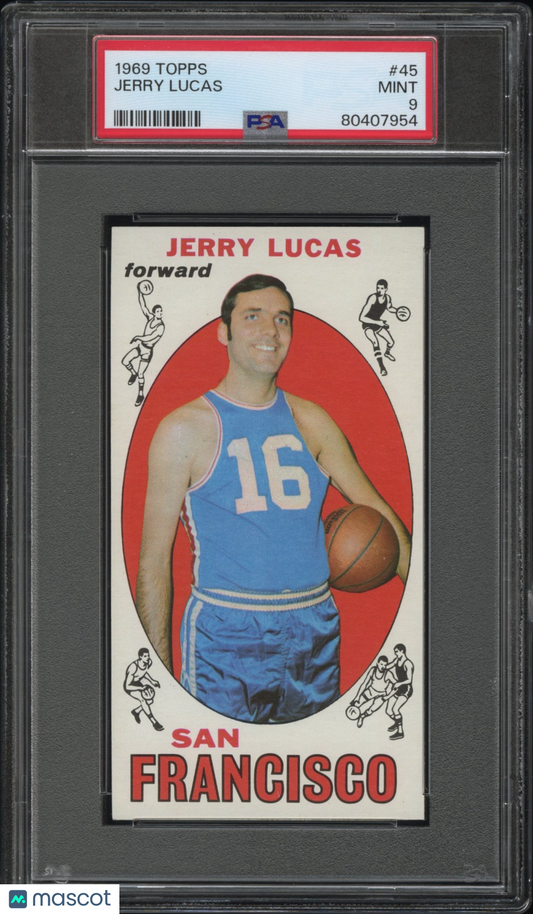 1969 Topps Basketball Jerry Lucas #45 PSA 9