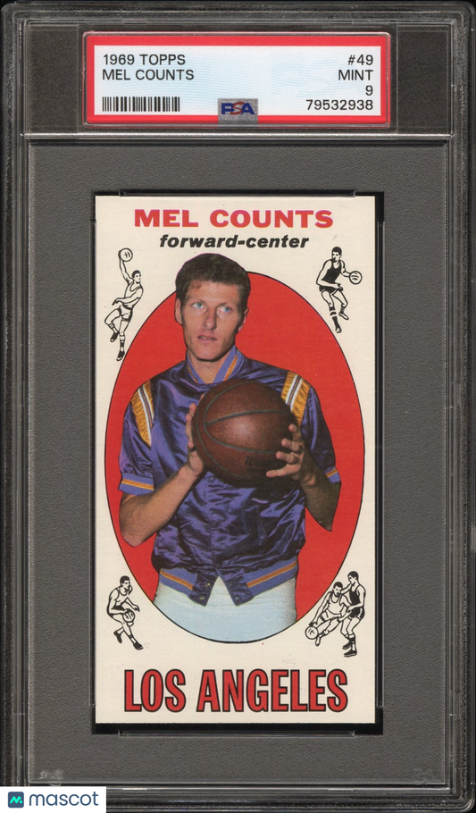 1969 Topps  Mel Counts #49  PSA 9